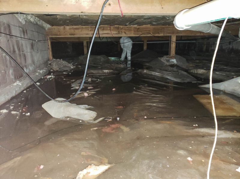 Basement Waterproofing Process